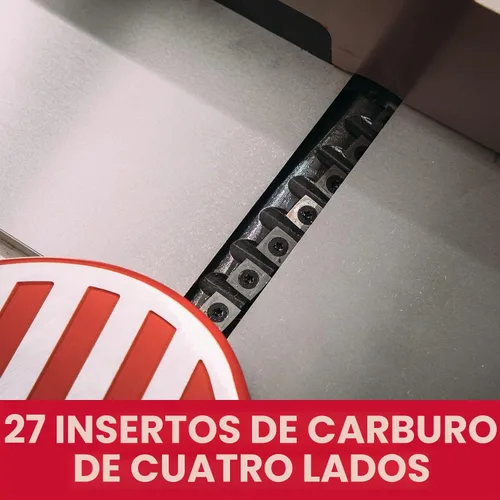Vista 2 de JET Junta de cama de 6 pulgadas de largo, cabezal de corte helicoidal, 1 HP, 115/230V 1Ph (JJ-6HHDX)