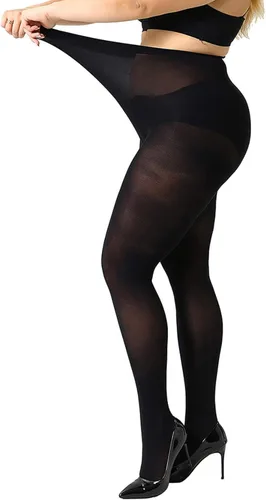 Vista 9 de Manzi - 2 pares de medias de control de talla grande para mujer ultrasuaves