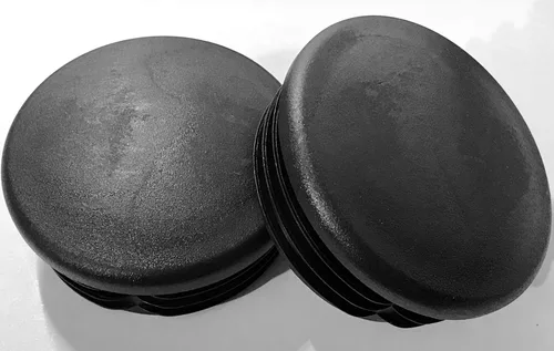 Vista 3 de (Paquete de 2) Tapones redondos de plástico de 3 pulgadas de diámetro exterior (2.996 in)
