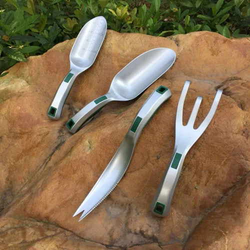Vista 7 de Herramientas de aluminio de una sola pieza, herramienta de desmalezadora de jardín de mano, mango ergonómico, la mejor herramienta de deshierbe