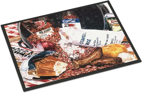Vista 42 de Caroline's Treasures 1006MAT Pass Bait Shop - Felpudo de 18 x 27 pulgadas, para interiores y exteriores, para entrada, antideslizante, lavable