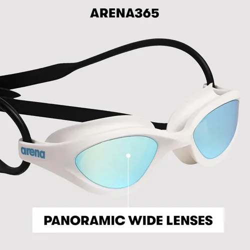Vista 7 de ARENA Unisex Adults 365 Swim Goggles Comfortable Anti-Fog for Fitness Swimmers