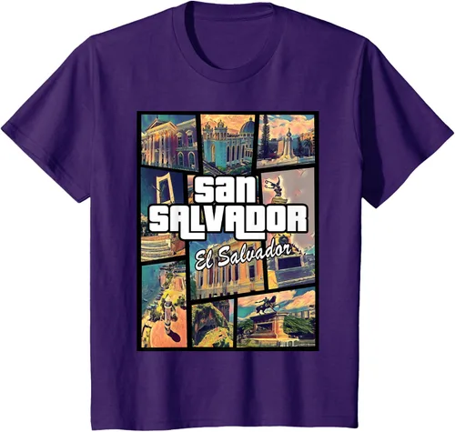 Vista 25 de Camiseta Orgullosa de San Salvador Capital El Salvador