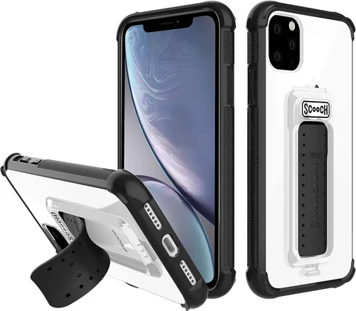 Vista 127 de Scooch Wingman - Funda con soporte de patas para iPhone 11 [Protección contra caídas de 10 pies] [Soporte de dos vías] Cubierta protectora, funciona