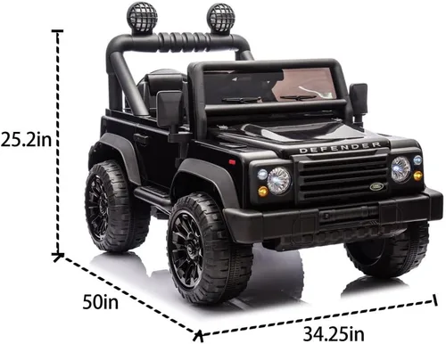Vista 2 de Land Rover Defender 24V - Auto de paseo para niños, 2WD, control de padres