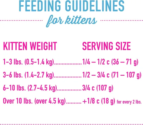 Vista 4 de Tiki Cat Born Carnivore Baby Kitten Health Alimento seco para gatos, pollo y huevo deshuesados, bolsa de 2.8 libras