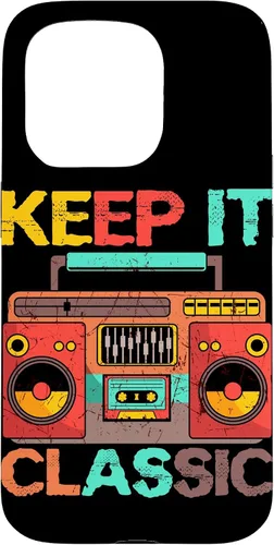 Vista 14 de Keep It Classic Radio 80s 90s Retro Vintage Cassette Player Funda para iPhone 17