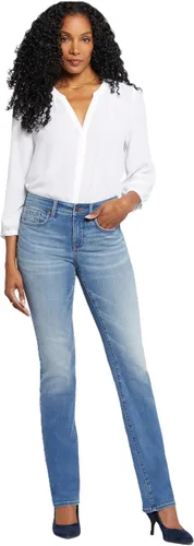 Vista 9 de NYDJ - Pantalones de mezclilla rectos Marilyn para mujer Biscayne