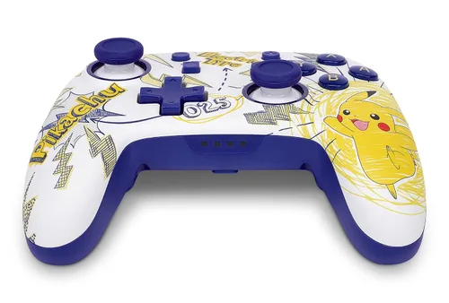 Vista 9 de PowerA Nano Enhanced Wireless Controller for Nintendo Switch - Pokémon: Pikachu School Days, mini, portable, gamepad, motion controls, bluetooth
