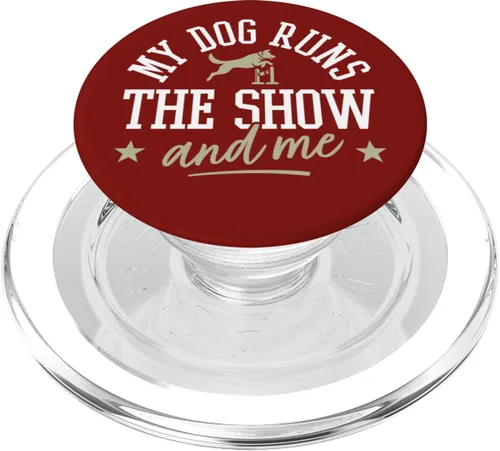Vista 7 de Dog Agility Handler - Funny Dog Sports - Dog Agility PopSockets Adhesive PopGrip