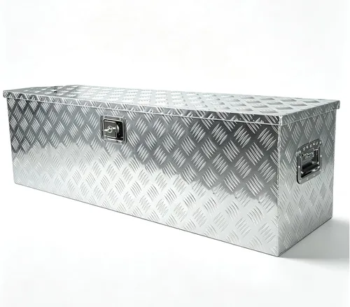 Vista 24 de Caja de herramientas de aluminio de 36 pulgadas, caja de herramientas de 5 bares, caja de herramientas de almacenamiento Orgainzer con pestillo