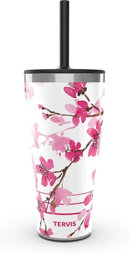 Vista 13 de Vaso de flor de cerezo japonesa de 16 onzas con tapa