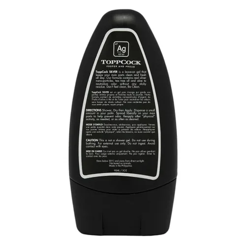 Vista 2 de Classic ToppCock Silver Ball - Gel desodorante para hombres, control de olores sin enjuague para ingle y áreas íntimas, comodidad antirozaduras