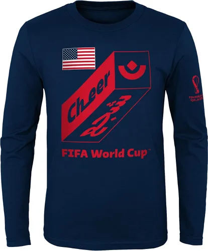 Vista 2 de Outerstuff International Soccer - Camiseta de manga larga para hombre de la Copa Mundial de la FIFA