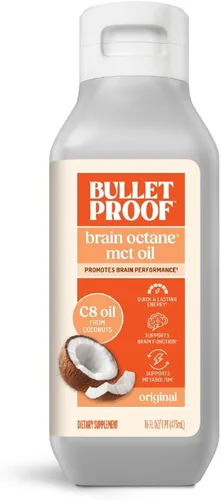 Vista 12 de Bulletproof Brain Octane Suplemento a base de aceite para el cerebro - 16 oz (paquete de 2)