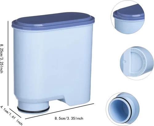 Vista 3 de Filtro de café compatible con Philips AquaClean,CA6903 Aqua Clean Filtro de agua para máquinas de café totalmente automáticas, agua dedicada a
