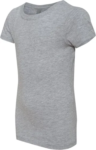 Vista 33 de Next Level Camiseta de punto acanalado de princesa para niñas grandes