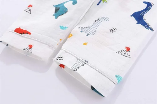 Vista 8 de Mud Kingdom Conjunto de pijama Boutique para niñas y niños, ropa de dormir de manga larga con cuello