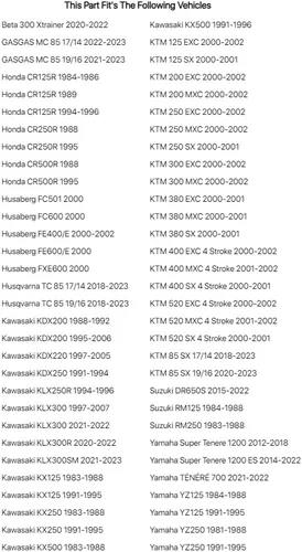 Vista 3 de Race Tech Bujes de horquilla interiores para KTM 520 EXC 4 tiempos 2000-2002