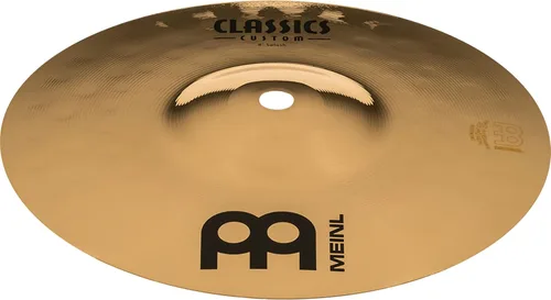 Vista 4 de Meinl - Platillo Splash de 8 pulgadas, clásicos, brillantes, fabricado en Alemania, (CC8S-B) Platillo para batería, acabado brillante B12 Bronce