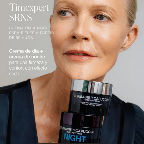 Vista 5 de Germaine de Capuccini Crema de día de recuperación intensiva Timexpert Lift SRNS Hidratante facial antienvejecimiento para piel madura