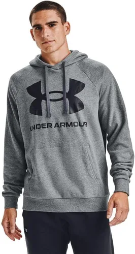 Vista 20 de Under Armour mens Rival Fleece Big Logo Hoodie (176) Fresh Clay/ Onyx White