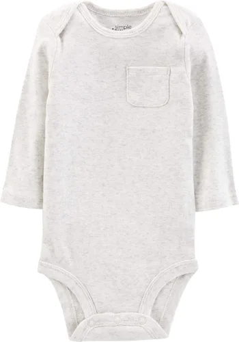 Vista 2 de Simple Joys by Carters unisex-baby Long-Sleeve Bodysuit