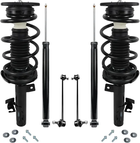 Vista 47 de Detroit Axle - Kit de puntales delanteros de 6 piezas para Ford Escape 2014-2019, 2 puntales y muelles helicoidales, 2 enlaces de barra