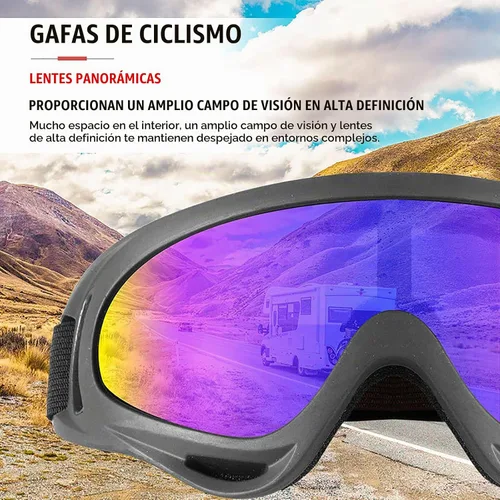 Vista 3 de 10 Packs Motorcycle Accessories, 5PCS Dirt Bike Ski Goggles Dustproof Windproof Safety Glasses and 5PCS Face Masks
