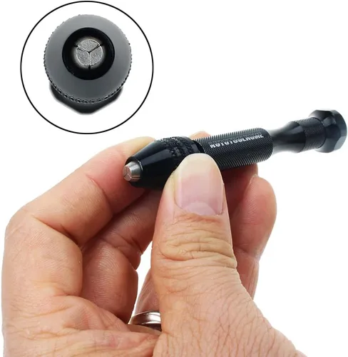 Vista 7 de Juego de taladro de mano con perno de precisión para atornillar In-tool-home con brocas roscadas, juego de 11