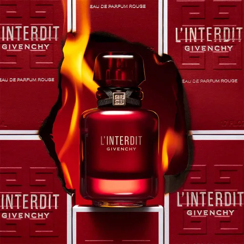 Vista 5 de Linterdit Rouge de Givenchy para mujer - Espray EDP de 2.7 onzas