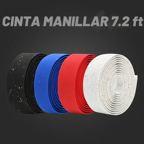 Vista 7 de Thinvik Cinta de corcho EVA para manillar de bicicleta, cinta de barra de bicicleta ecológica, envolturas antideslizantes para mango de ciclismo