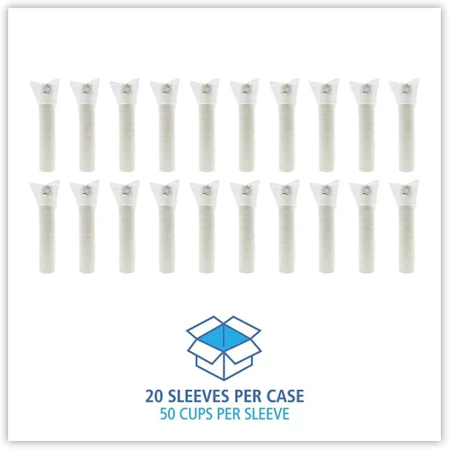 Vista 4 de BWKDEER12HCUP - Vasos calientes de papel estampado Boardwalk Deerfield