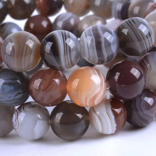 Vista 2 de Justinstones Gem Semi Precious Gemstone 10mm Round Beads Stretch Bracelet 7 Inch Unisex