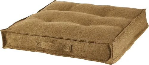Vista 2 de Happy Hounds Milo - Cama cuadrada copetuda para perro, musgo, mediano (32 x 32 pulgadas)