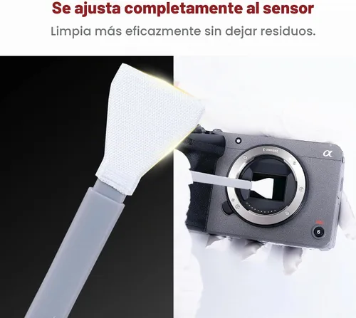 Vista 3 de VSGO Kit de limpieza de sensor APS-C de 0.630 in, con limpiador de sensor