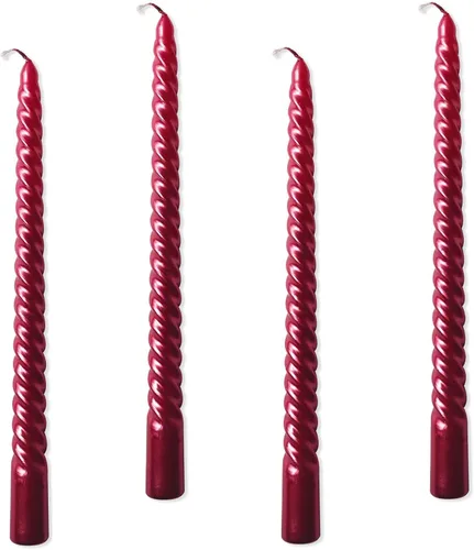 Vista 11 de Kemladio 4 velas cónicas de 10 pulgadas, quemadas sin perfume 7.5 horas, cena elegante, palitos de velas altas, decoraciones de fiesta de Halloween