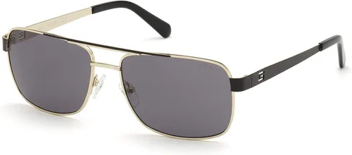 Vista 2 de GUESS - Gafas de sol cuadradas clásicas para hombre