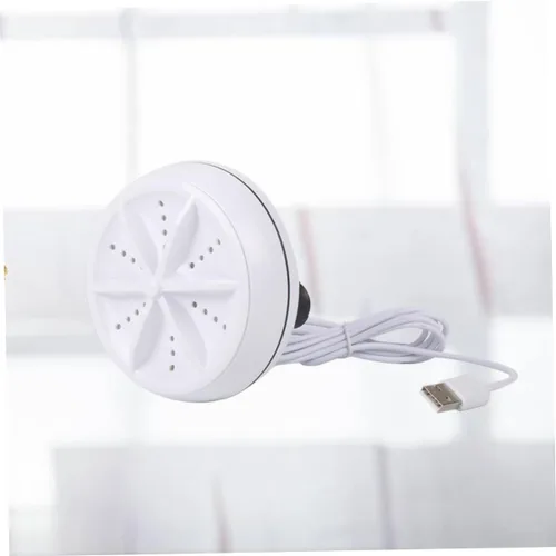 Vista 3 de LIFKOME Mini lavadora portátil limpiador para viaje máquina de sonido para adultos Lavadora portátil Mini lavadora secadora Cable USB