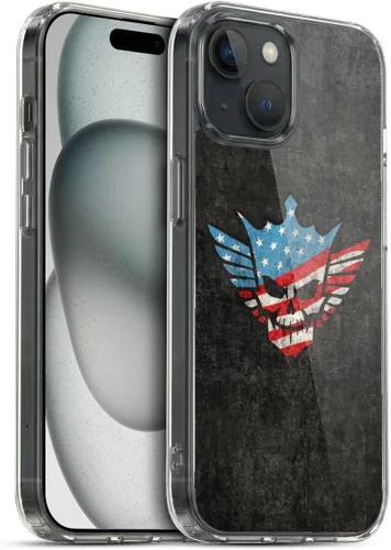 Vista 9 de Head Case Designs Funda de gel suave con licencia oficial de la WWE American Nightmare Flag Cody Rhodes Graphics compatible con Apple iPhone 7