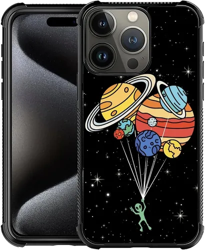 Vista 16 de Funda compatible con Google Pixel 4A 5G, sistema solar de globo alienígena, diseño de patrón increíble, a prueba de golpes, antiarañazos, carcasa