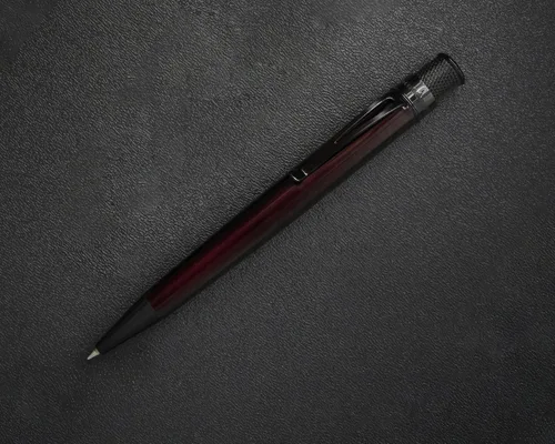 Vista 3 de Retro 51 Tornado™ Stealth - Bolígrafo roller cereza negra