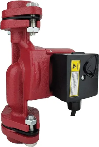 Vista 12 de Bomba de circulación/recirculación de agua caliente de 115 V con temporizador, bomba de circulación de 3 velocidades, máx. Q/H: 8.4 GPM/16.7 pies