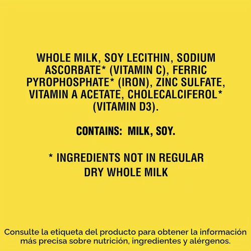 Vista 9 de Nido Fortificada Leche Entera Seca en Polvo 750 g