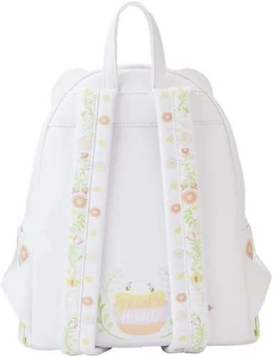 Vista 4 de Disney Winnie the Pooh Cosplay Folk Floral Mini Mochila, Blanco
