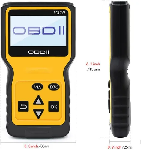 Vista 2 de Lector de Código de Coche y Herramienta de Reinicio Escáner para Coche OBD2, Herramienta de Diagnóstico, Lector de Código de Vehículo, Auto