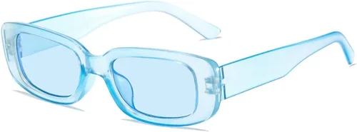 Vista 20 de Gafas de sol redondas ovaladas blancas gruesas y atrevidas gafas ovaladas Mod Retro Vintage Kurt Cobain inspiradas lentes de sol Paquete de 2 blanco2