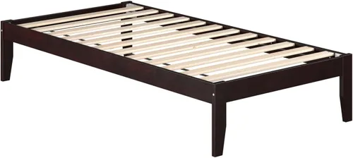 Vista 11 de AFI Colorado - Cama de plataforma tamaño individual XL con estación de carga, color gris
