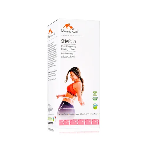 Vista 4 de Mommy Care Shapely Loción reafirmante después del embarazo: aprieta la piel, reduce las estrías y aumenta la elasticidad con manteca de karité