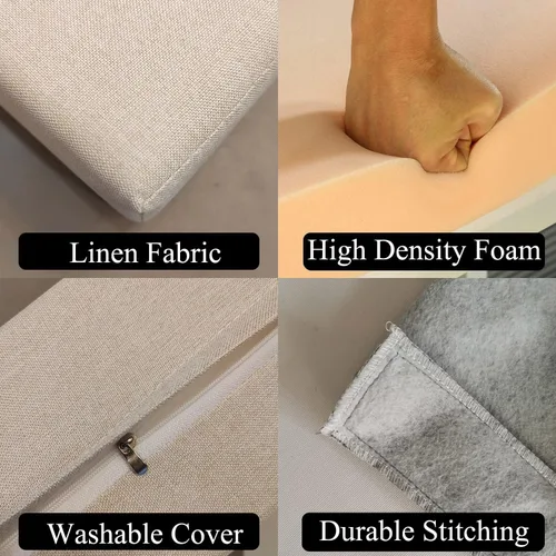 Vista 4 de SAMTY Relleno de cama para cabecero, relleno de espacio para sofá, relleno de grietas entre cabecero y colchón, 36 pulgadas